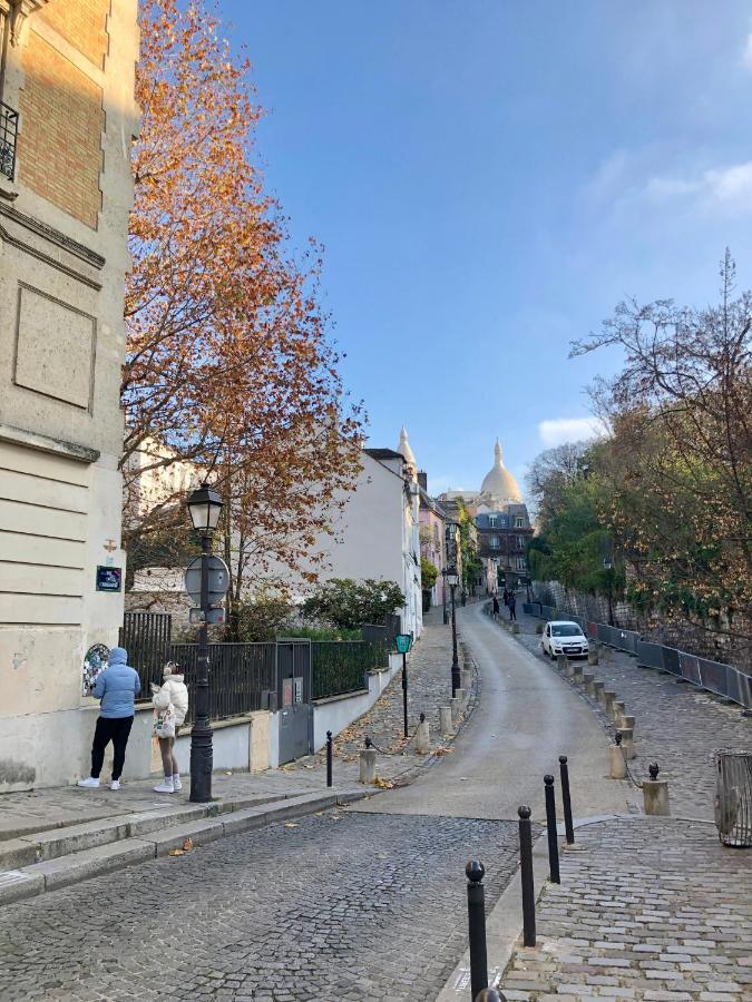 Rare Appartement D'Architecte En Haut De Montmartre Paříž Exteriér fotografie